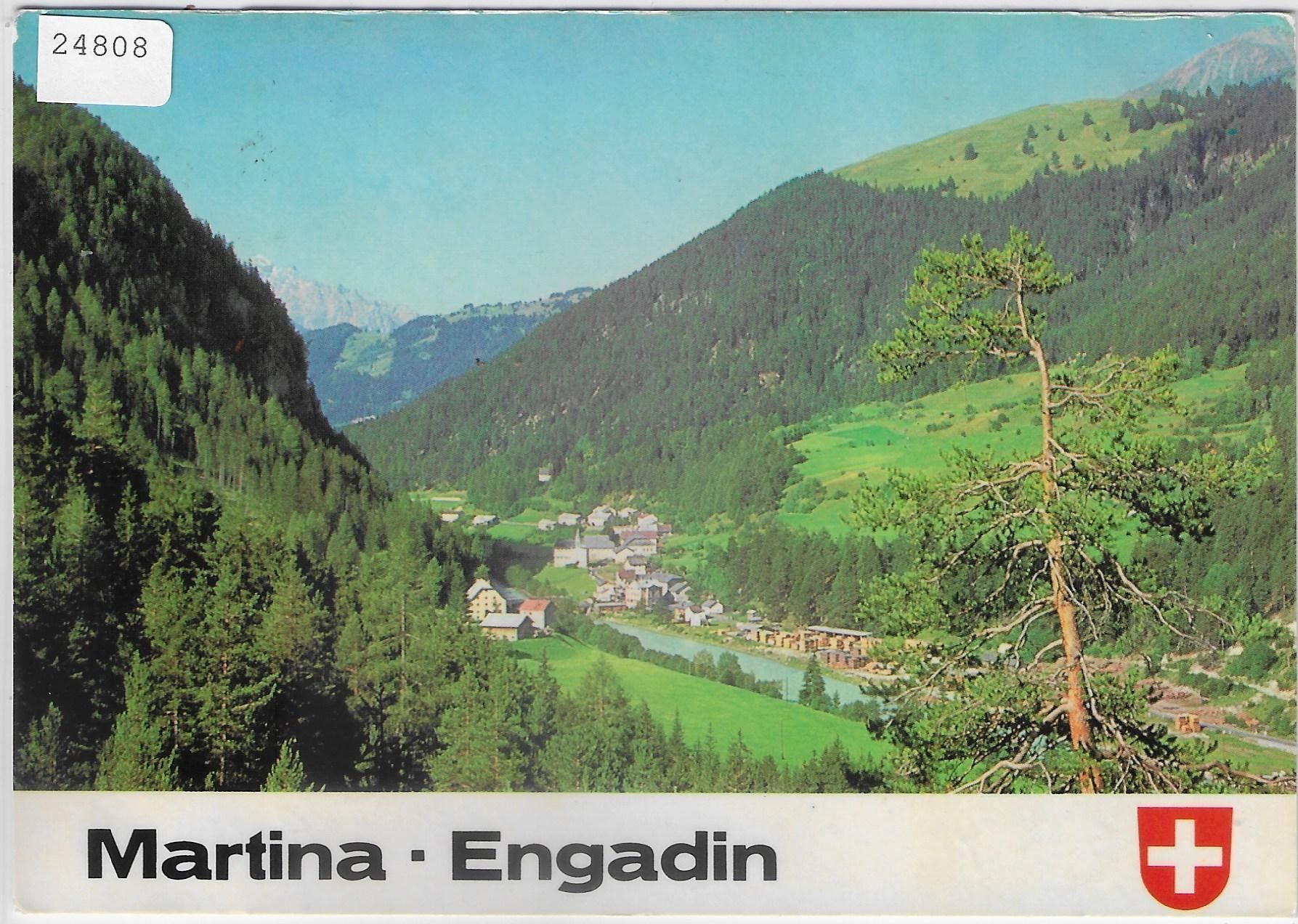 Cartoline postali: Martina Engadin - Generalansicht – Antico da Ettingen venduto da Kartenplanet