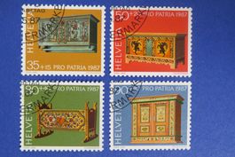 Serie Pro Patria 1987 - off.Ersttag-Eckstempel BERN