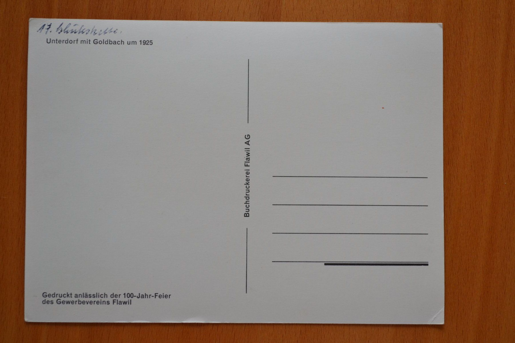 Cartoline postali: AK Flawil SG – Usato da Beinwil am See venduto da kajak55 1