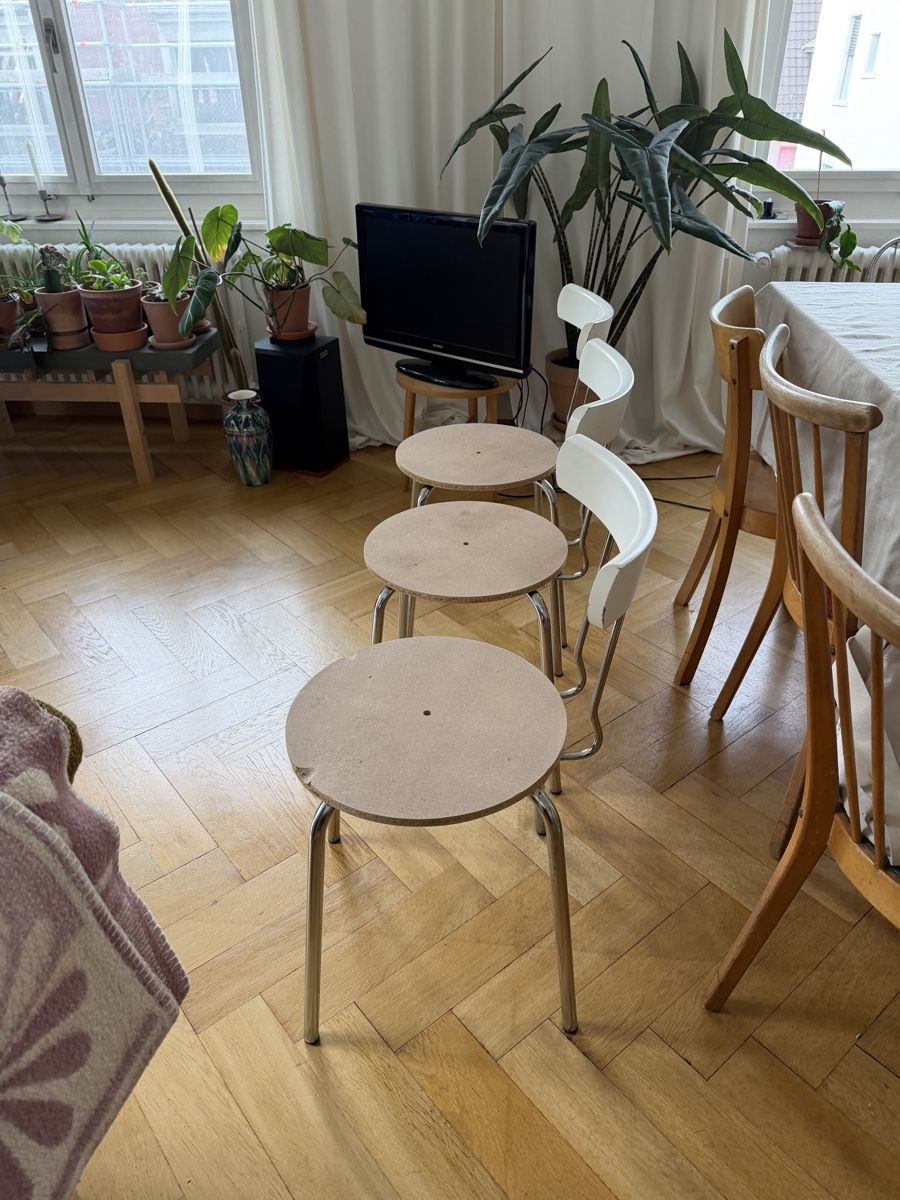 Sedie: 3er Set Stühle, zum basteln – Usato da Zürich venduto da Nadgb1303 1