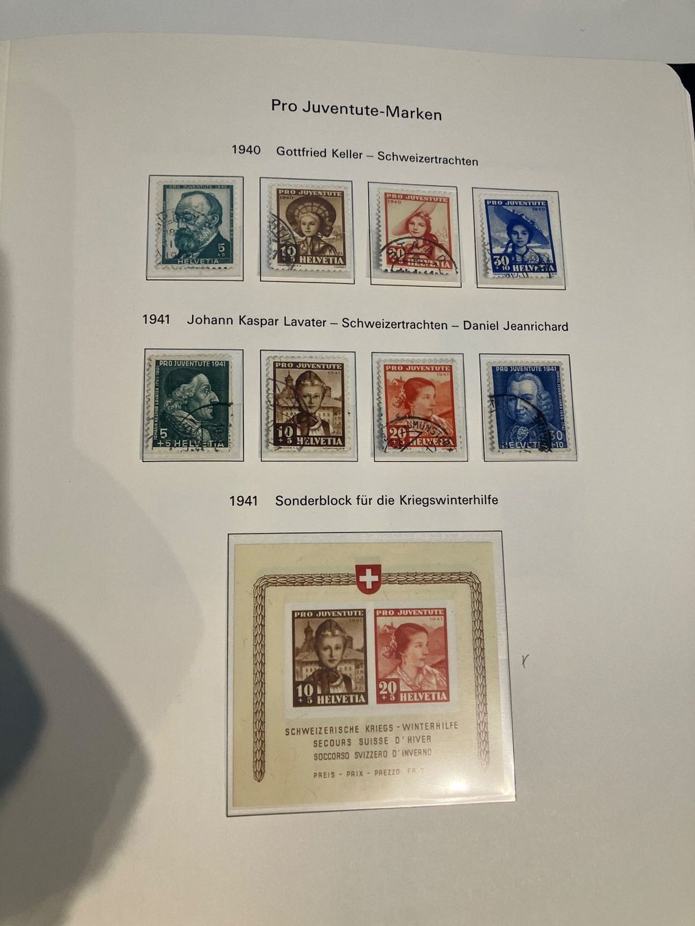Tous les timbres: Pro Juventute ab 1912 -1974 – D'occasion à Baar par Ramona10 6
