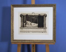 Joseph Uhl 1877-1945, Radierung "Liebes Mysterium", signiert