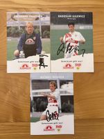 3 VFB Stuttgart Autogrammkarten
