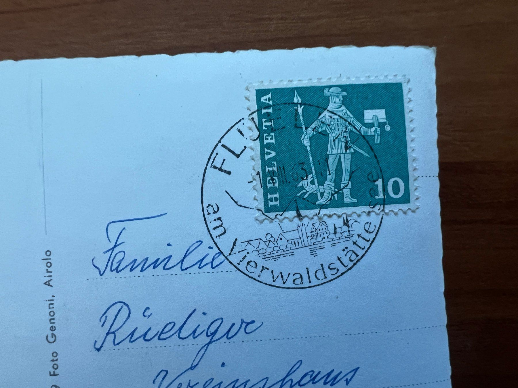 Cartoline postali: AK  1983 Gotthard Monument     (G2090) – Usato da Hinwil venduto da Sidi4 1