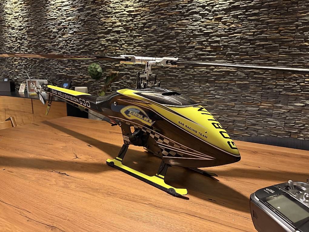 RC Modellbau: Hélicoptère SAB Goblin 630 avec télécommande  – Gebraucht aus Noville von fon_6jgn