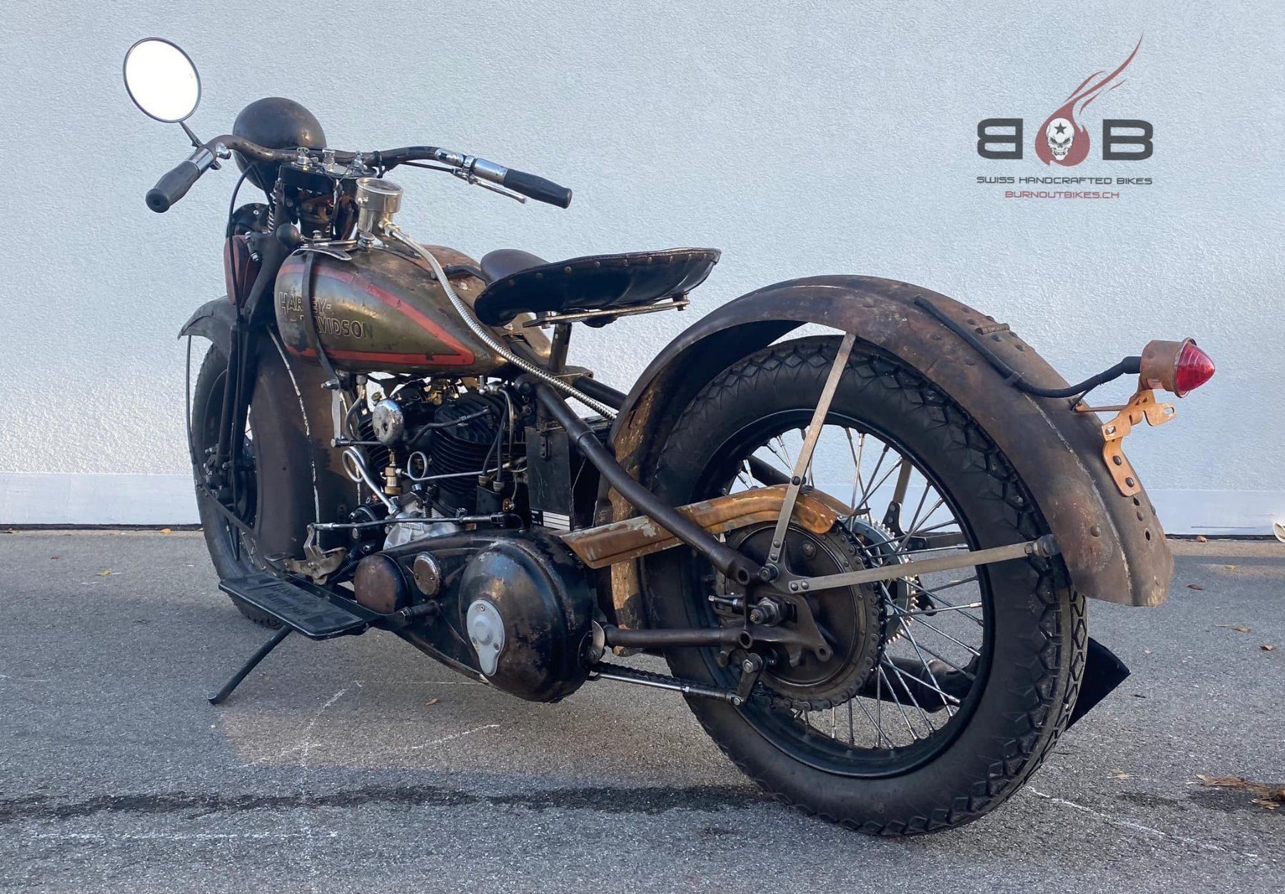 Harley-Davidson Chopper: HARLEY DAVIDSON VL FLATHEAD BIG TWIN – Usato da Sirnach venduto da B.O.B.BIKES 4