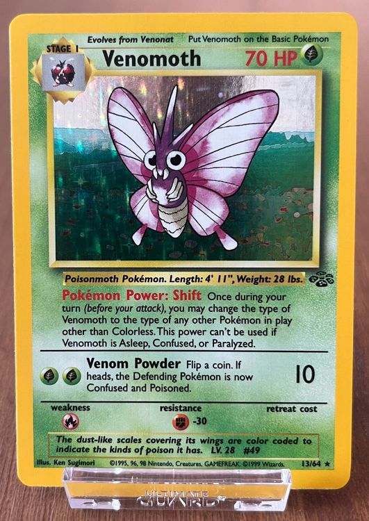Pokemon Base Set 1999 Jungle Venomoth MINT! | Kaufen auf Ricardo