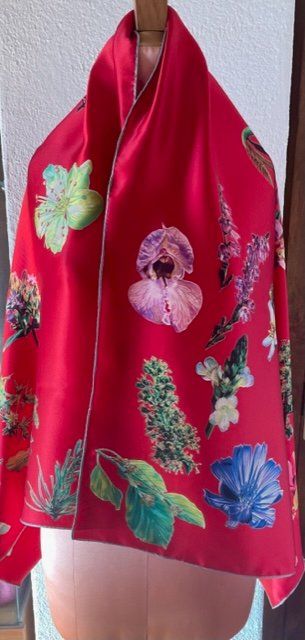 Fabric Frontline Foulards, Tücher & Schals: Seidenschal Fabric Frontline – Neu (gemäss Beschreibung) aus Zürich von Poppy108 2