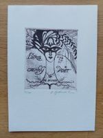 Exlibris Olga Vychodilova - Orig. Radierung signiert