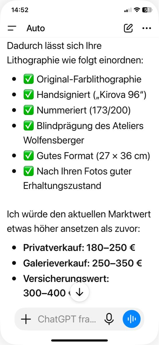 Grafiken & Lithographien: Lithographie von Liuba Kirova 1996 – Neu (gemäss Beschreibung) aus Brugg AG von Simone92 6