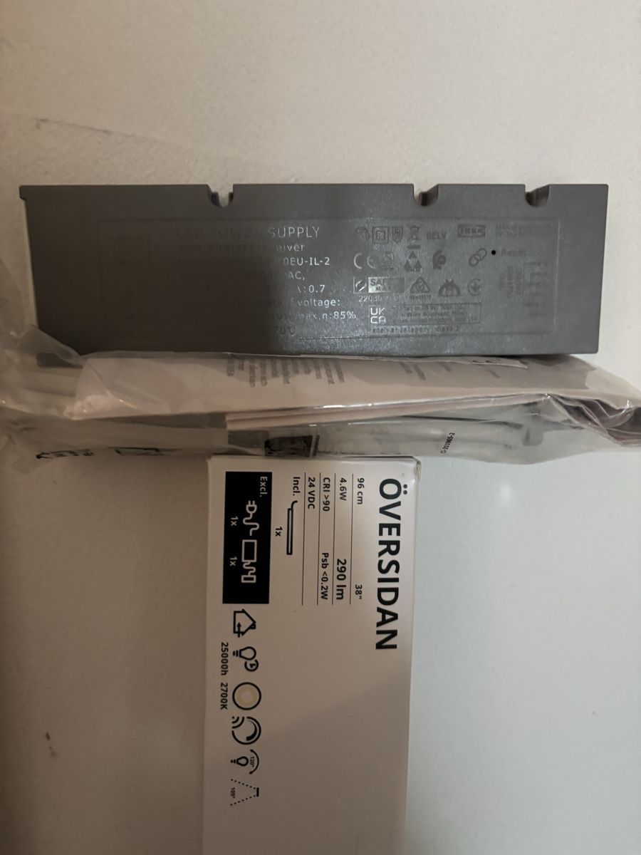 Lampen: IKEA ÖVERSIDAN LED Lampe neuwertig 96cm – Neu und originalverpackt aus Landschlacht von Gotrade 1
