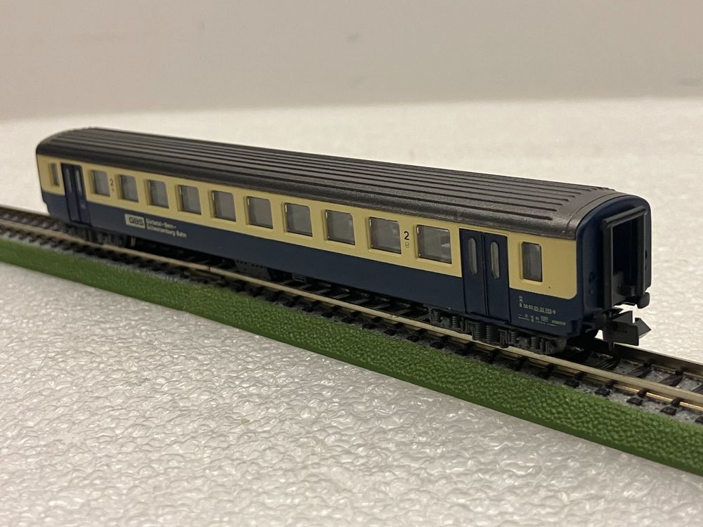 Arnold Modelleisenbahnen: Arnold 3259 N= Personenwagen GBS Gürbetal B 703-9 - 2.Klasse – Neu (gemäss Beschreibung) aus Thun von retoolinoo 4