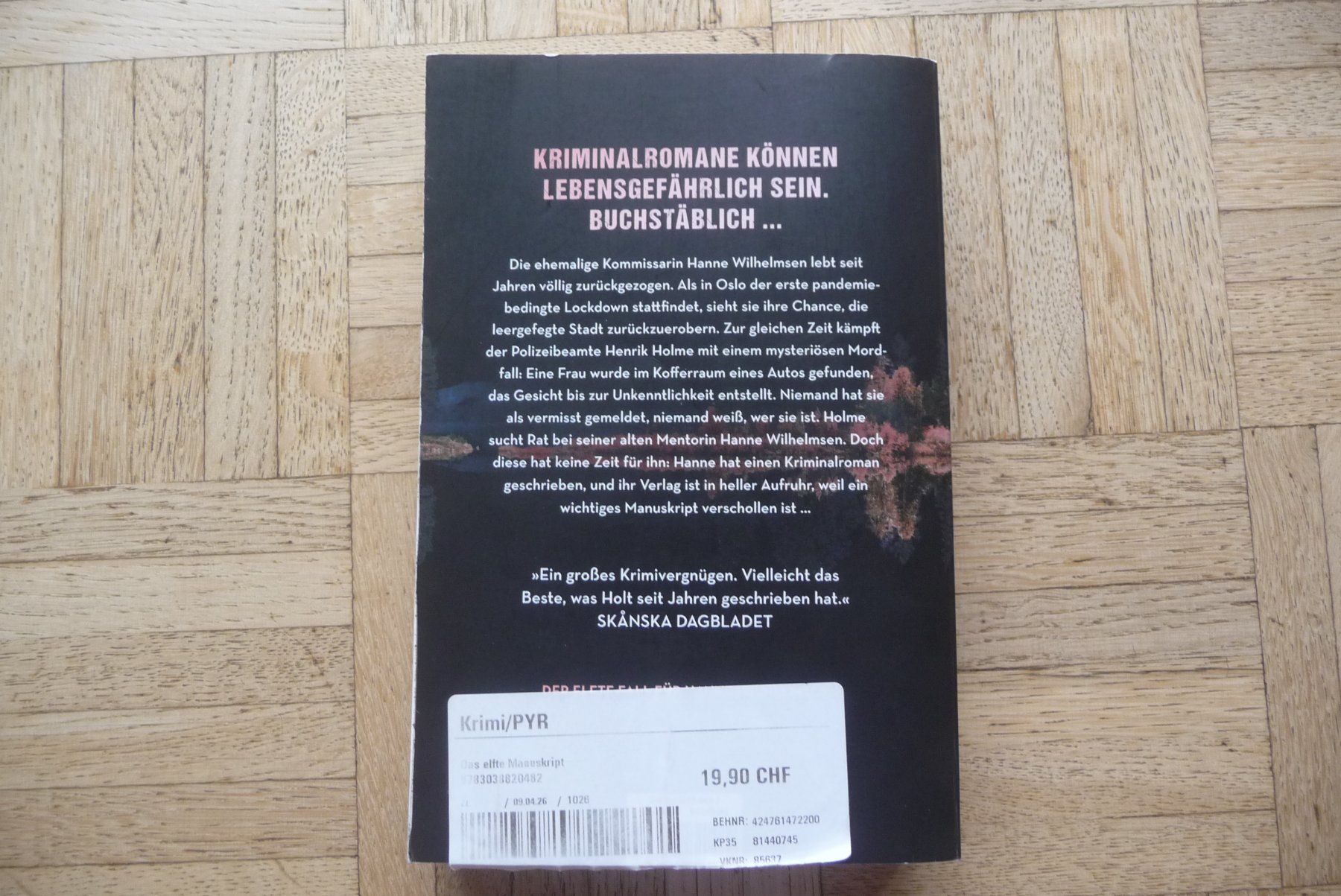 Libri: Anne Holt, Das elfte Manuskript – Usato da Zürich venduto da Edje 1