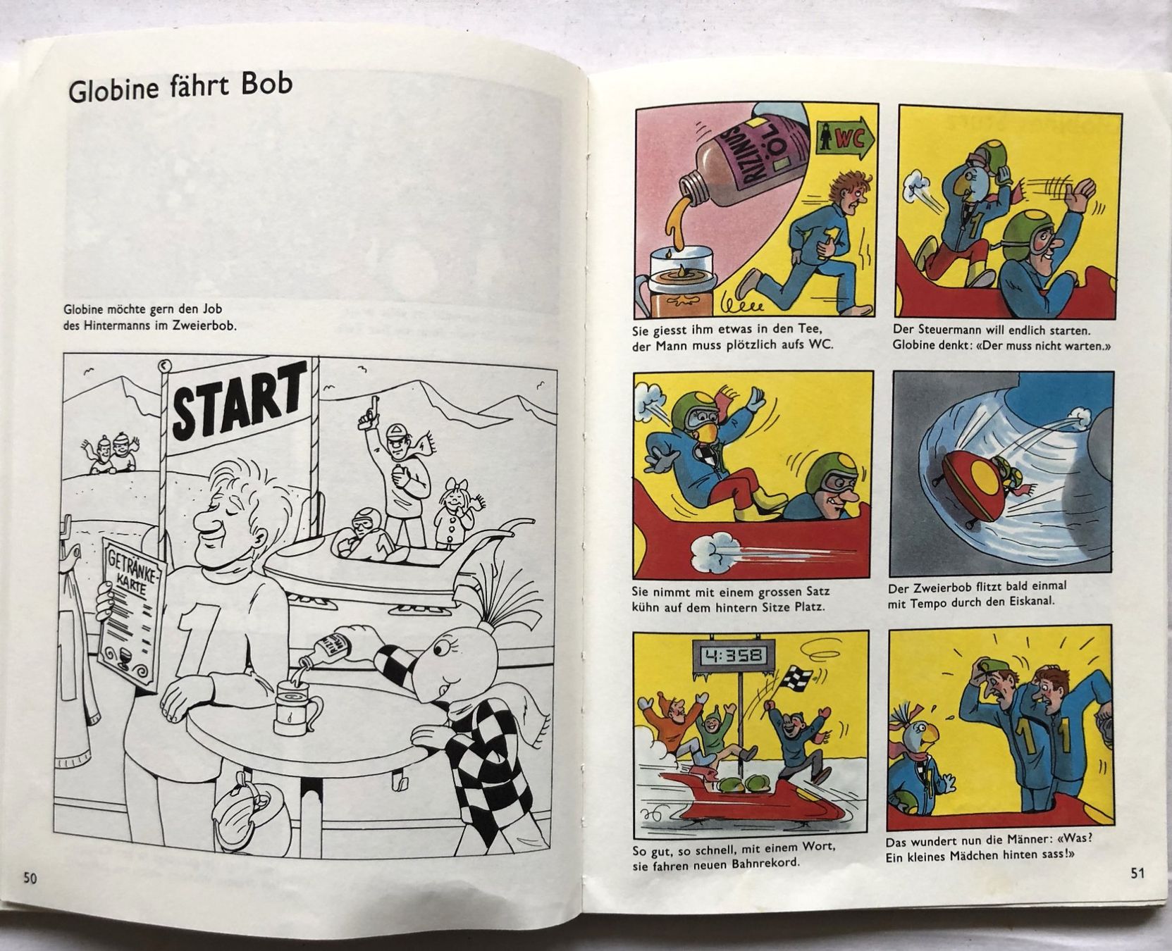 Comics: Globine im Schnee - 1.Auflage 1989 – Gebraucht aus Schaffhausen von durruti 6