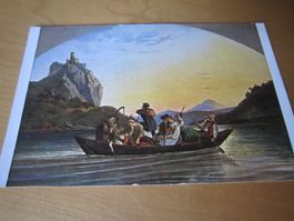 No 15 Antike Postkarte Ueberfahrt