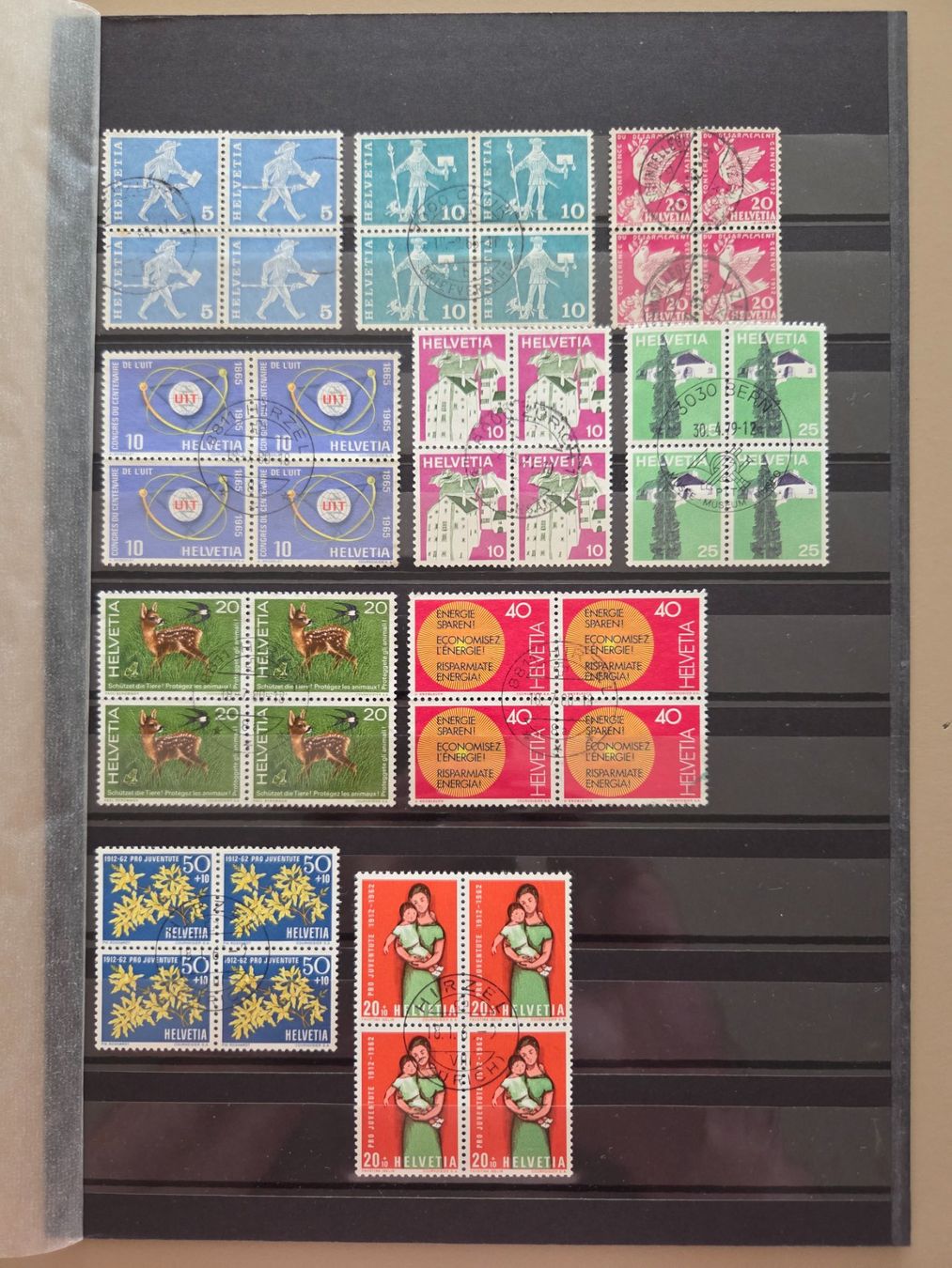 Tutti i francobolli: Bunt gemischte Schweizer Briefmarken – Usato da Wilen b. Wollerau venduto da 4banger 2