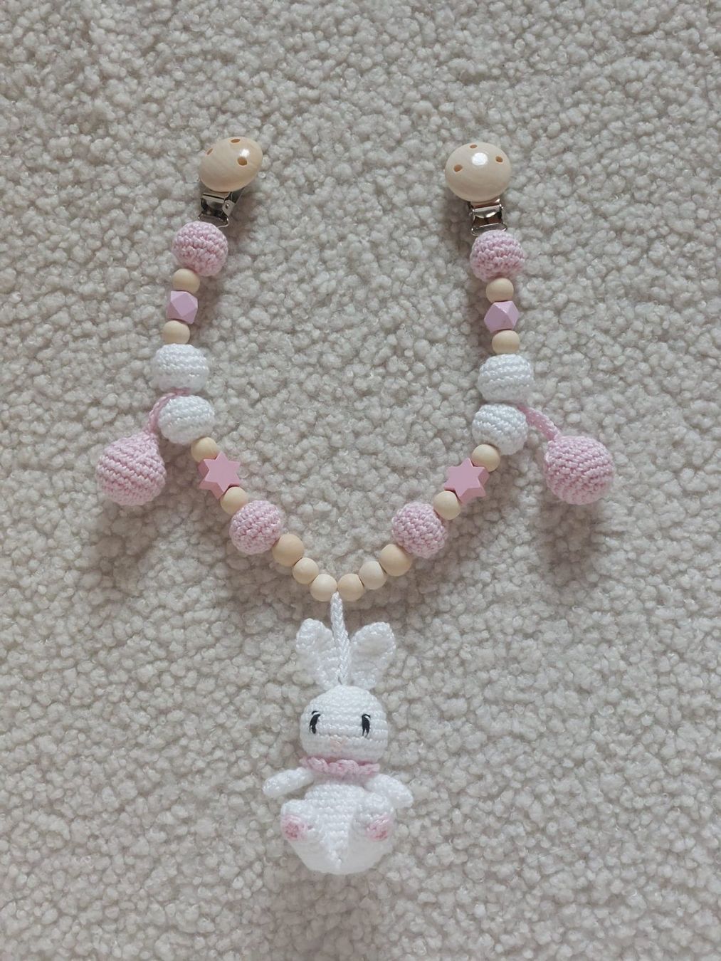 Giocattoli: Kinderwagenkette Hase – Nuovo e nell'imballaggio originale da Bleienbach venduto da babyhandgemachts