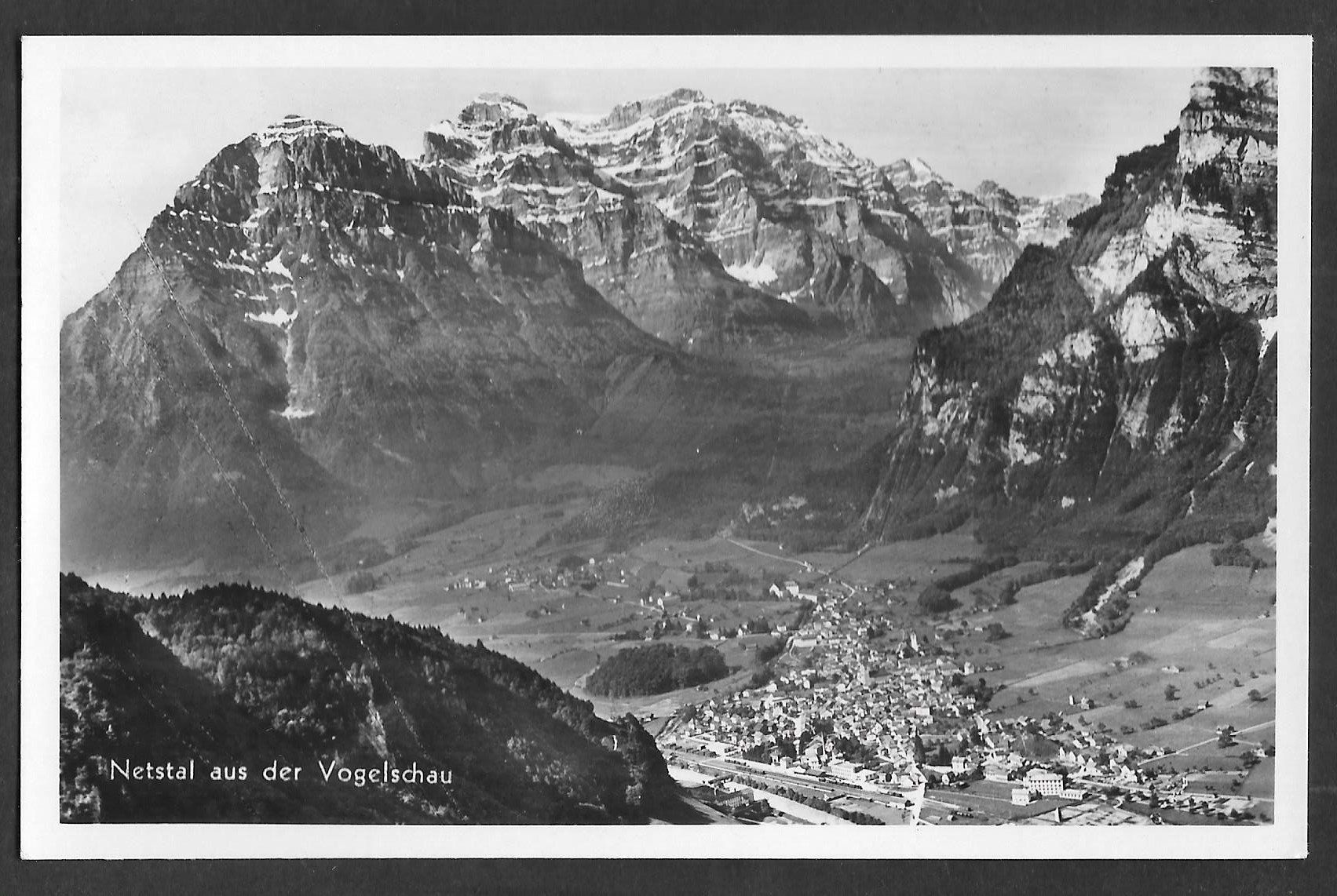 Cartes postales: Netstal aus der Vogelschau – D'occasion à Olten par clotaldi