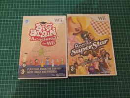 Wii Games Bundle: Big Brain Academy and Boogie SuperStar!