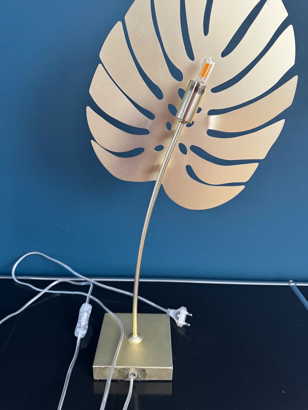 Lampes: Coole Tischlampe in Blattform – D'occasion à Luzern par bettinabuyingthings 2