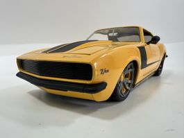1968 Chevrolet Camaro 1:18, gelb-schwarz, wie NEU, JADA TOYS