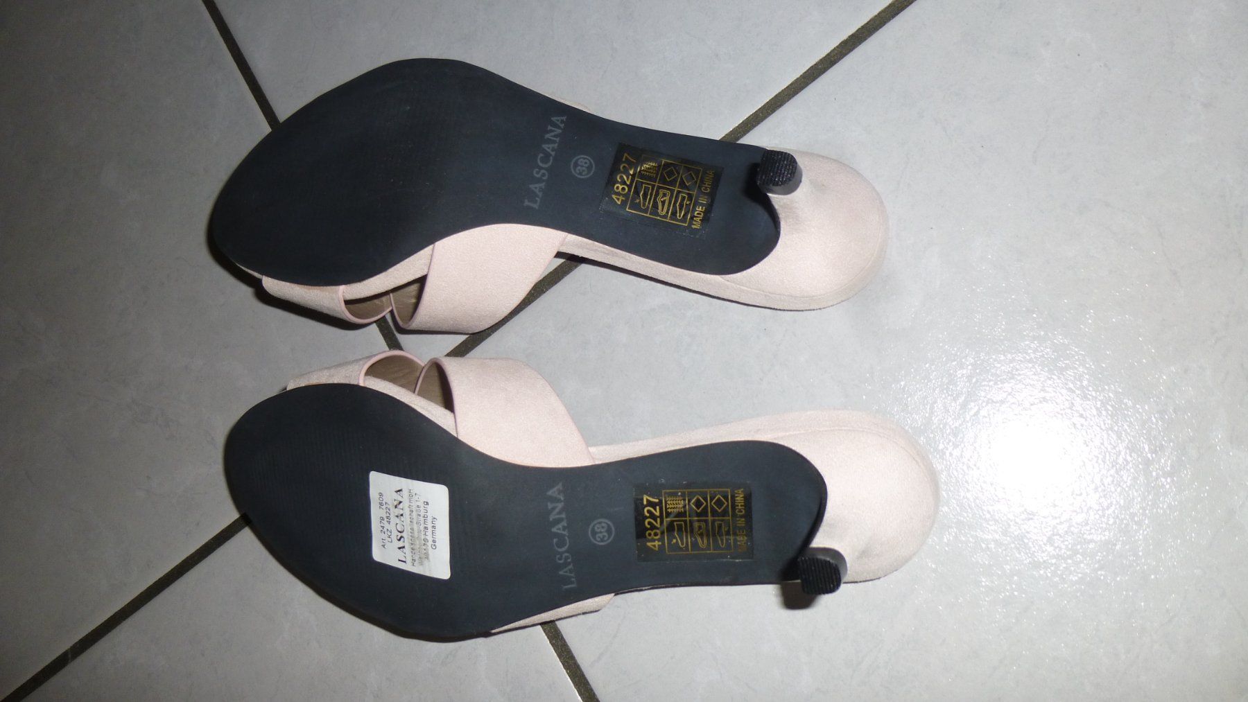 Lascana Scarpe da donna: Lascana Pantolette Gr. 38 neu, rose – Nuovo (secondo la descrizione) da Triengen venduto da misterpicknicker 2