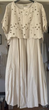 ROBE EN COTON EN 2 PIÈCES! M SOLDES DE FIN DE SAISON