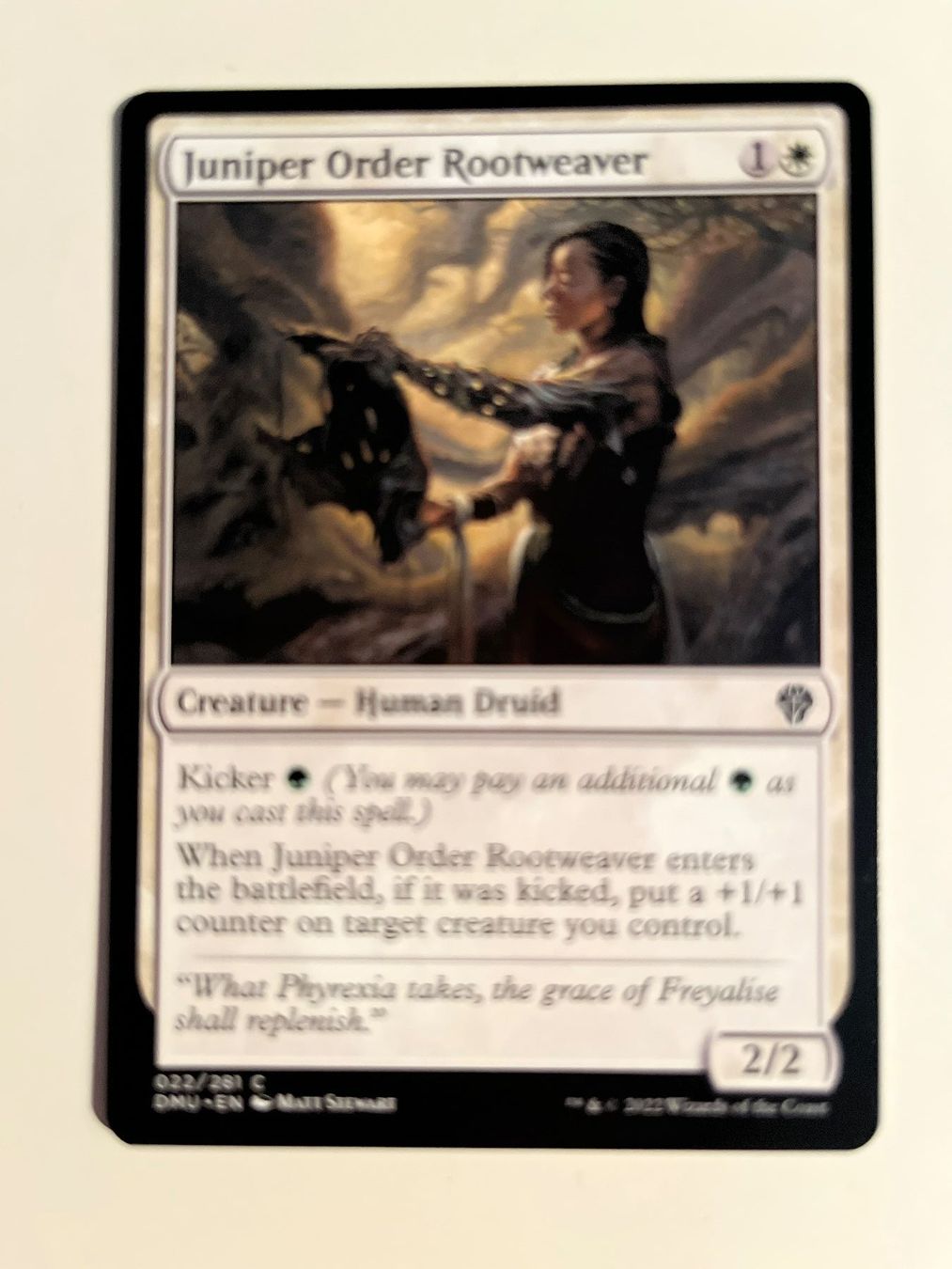 Magic The Gathering Sammelbilder & Trading cards: 1 x Juniper Order Rootweaver - Magic: The Gathering - MtG – Gebraucht aus Kriens von Shadi1980