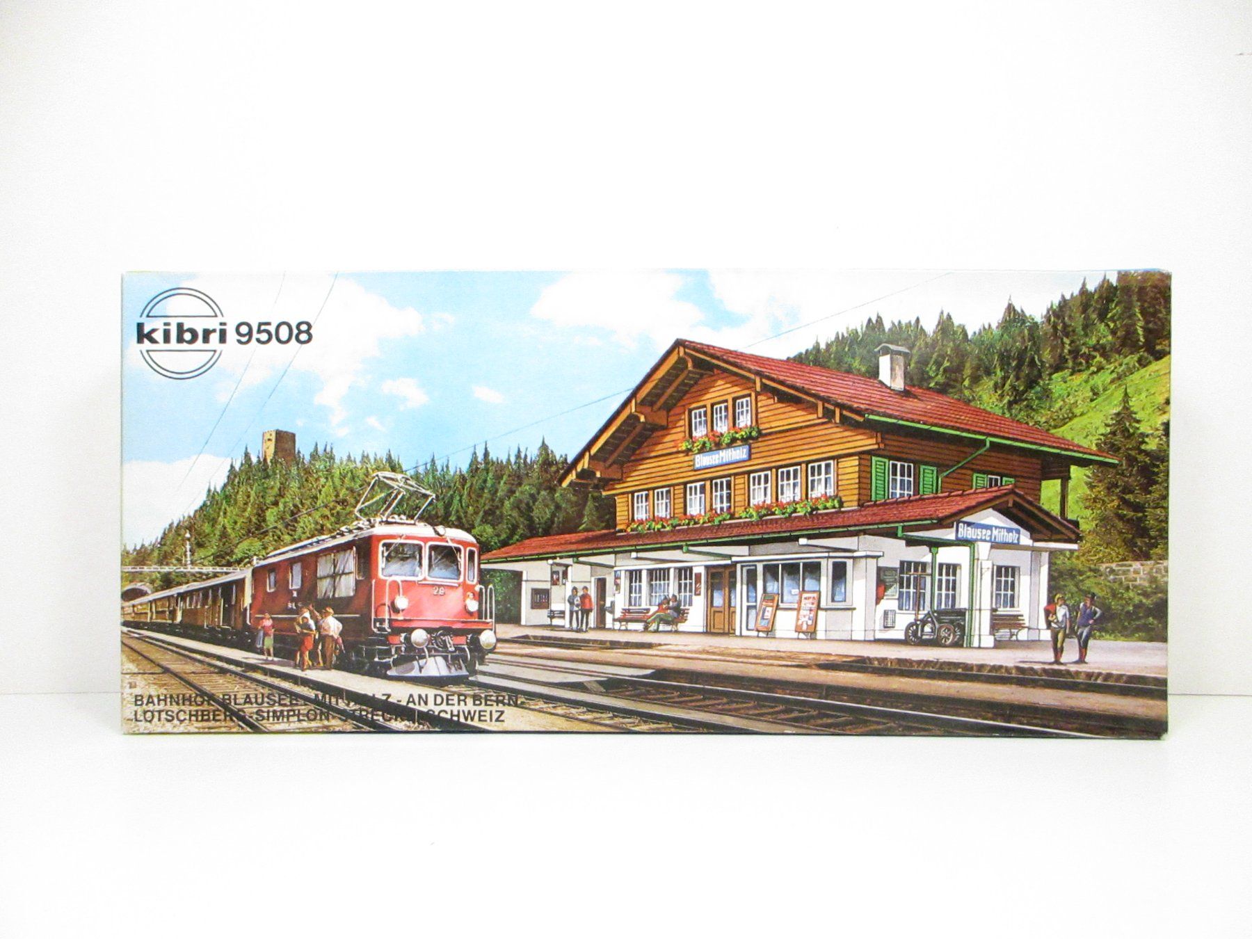 Kibri Modellini di ferrovie: Kibri H0 9508 Bahnhof Blausee Mitholz – Nuovo e nell'imballaggio originale da Olten venduto da Heinrich875
