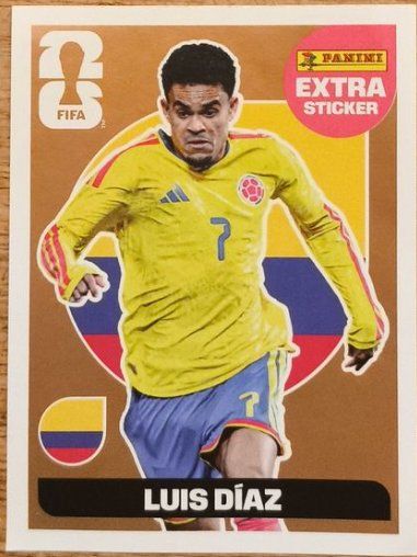 Panini Carte collezionabili: Luis diaz extra sticker Panini – Usato da Oberaegeri venduto da nilzholgersson