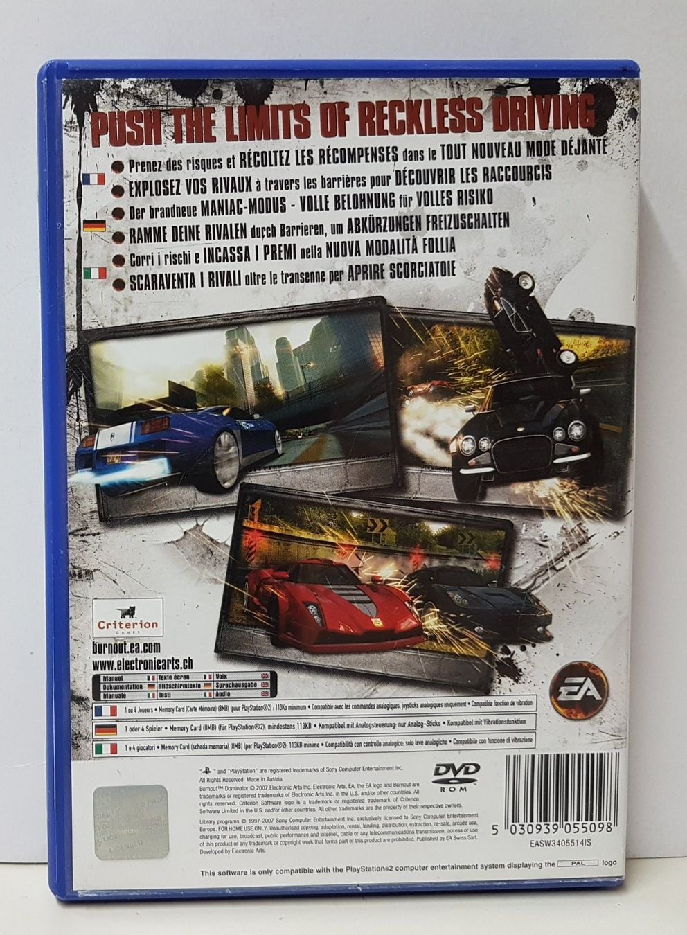 Sony Giochi: Burnout Dominator Volles Risiko Rame deine Rivalen  PS 2 – Usato da Schüpfheim venduto da Games_Spielkonsolen 3
