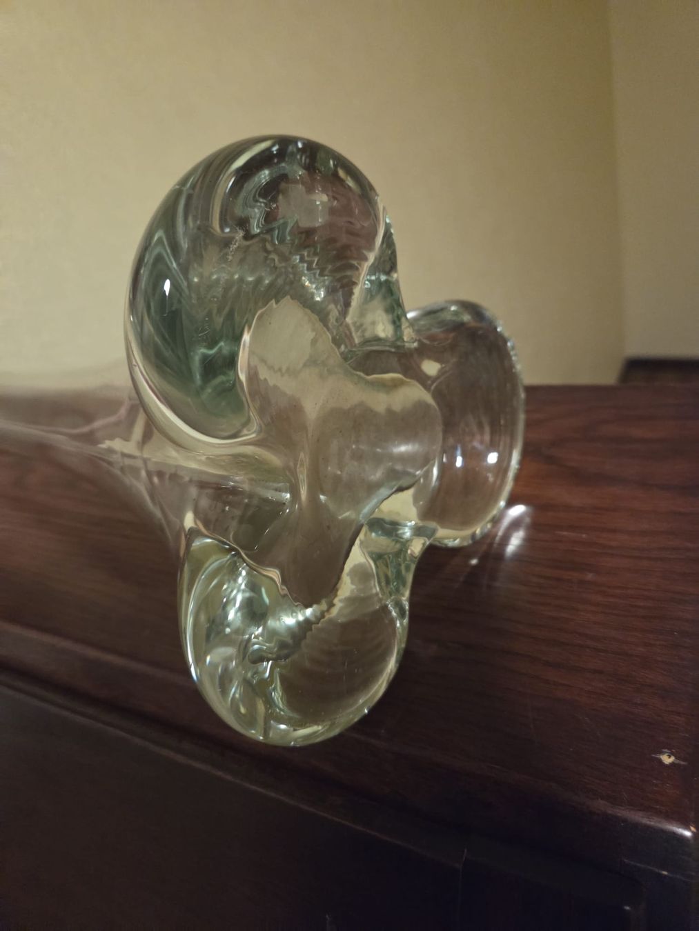 Glasi Hergiswil Vasen & Gefässe: Vase  de Glasi Hergiswil orme de pied d'éléphant. – Gebraucht aus Penthalaz von yve_wsq8 2