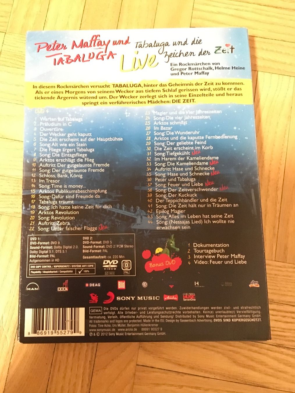 Tutti i DVDs: Peter Maffay - Tabaluga Live – Usato da Urdorf venduto da mat_8hvl 1