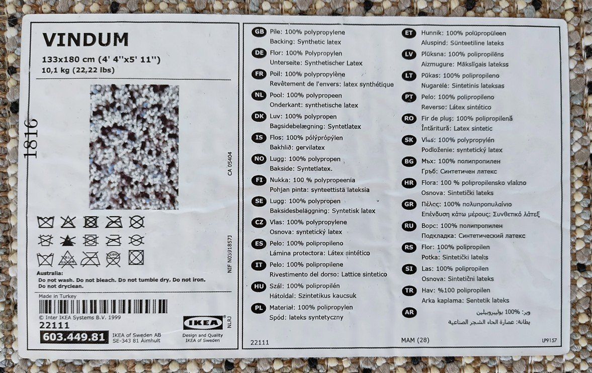 Ikea Teppiche: IKEA Teppich Vindum, schön – Gebraucht aus Rudolfstetten von Foxj 2