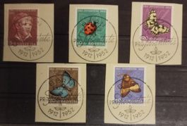 4229) 1952, Pro Juventute Satz, mit ET Vollstempel