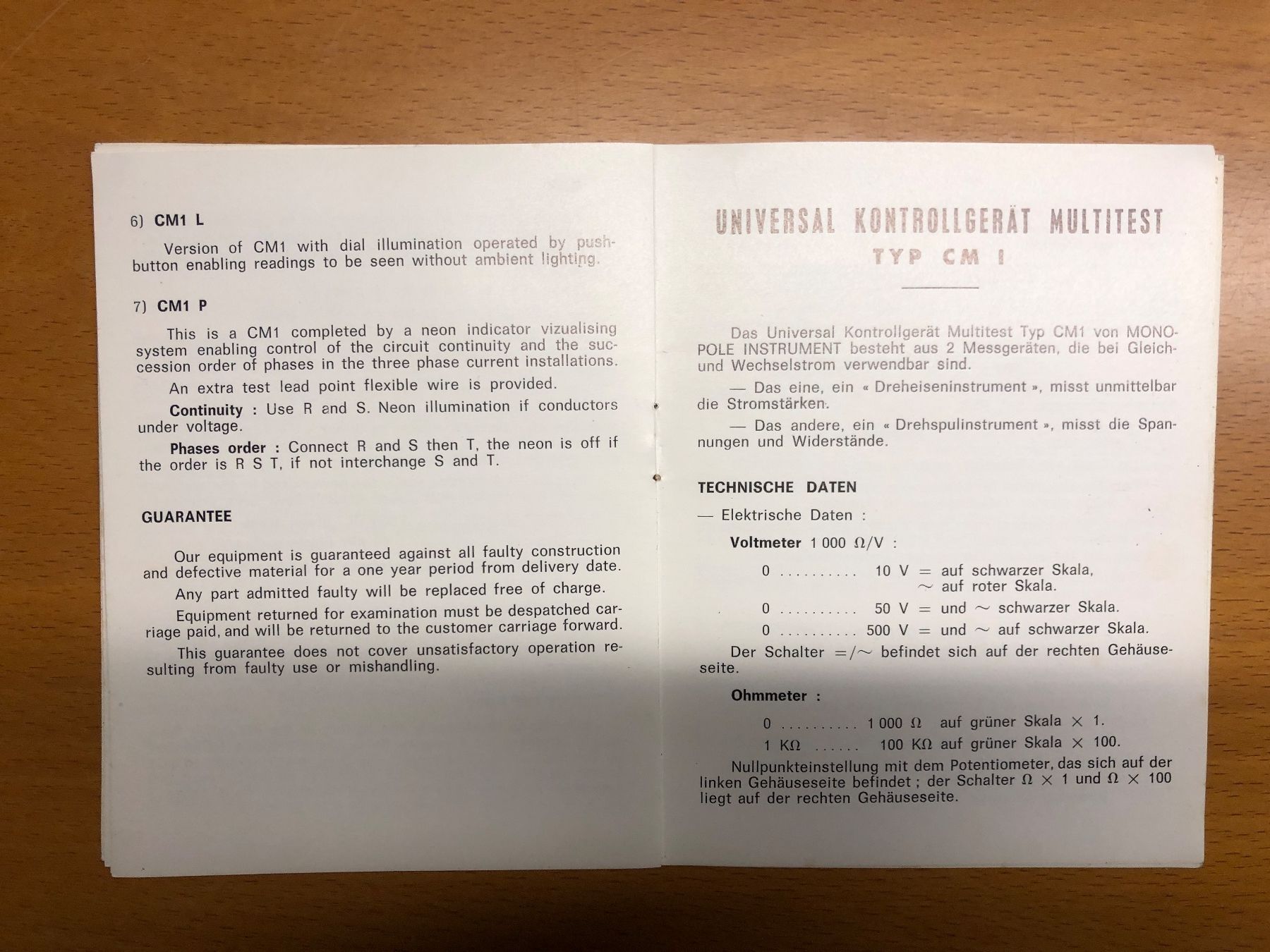 Tutti gli attrezzi: Multitest analog Type CM I – Usato da Heimisbach venduto da inf_qf26 2