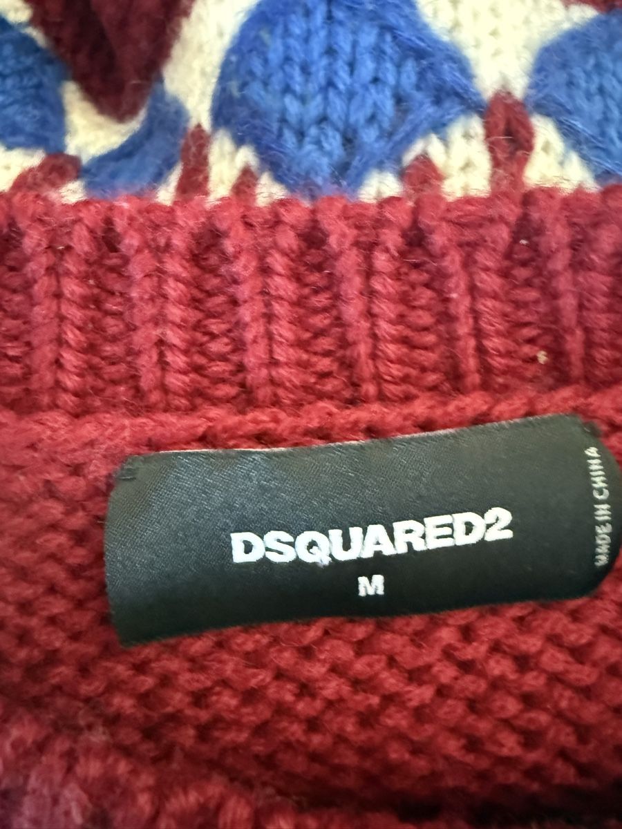 Dsquared2 Maglioni & Felpe: Dsquared2 Pullover, Size M, Burgundy, New Winter Collection – Usato da Zürich venduto da Jomed6 2