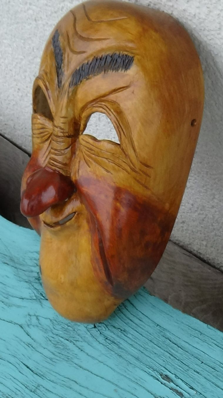 Masken: Fasnacht Tragemaske Holz – Gebraucht aus Wiedlisbach von Bobesch10 2
