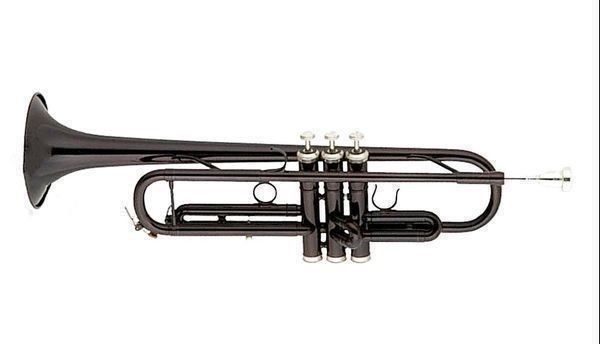 Strumenti musicali: Schwarze Trompete mit Koffer, neu! – Nuovo (secondo la descrizione) da Thun venduto da Newnewshop 7