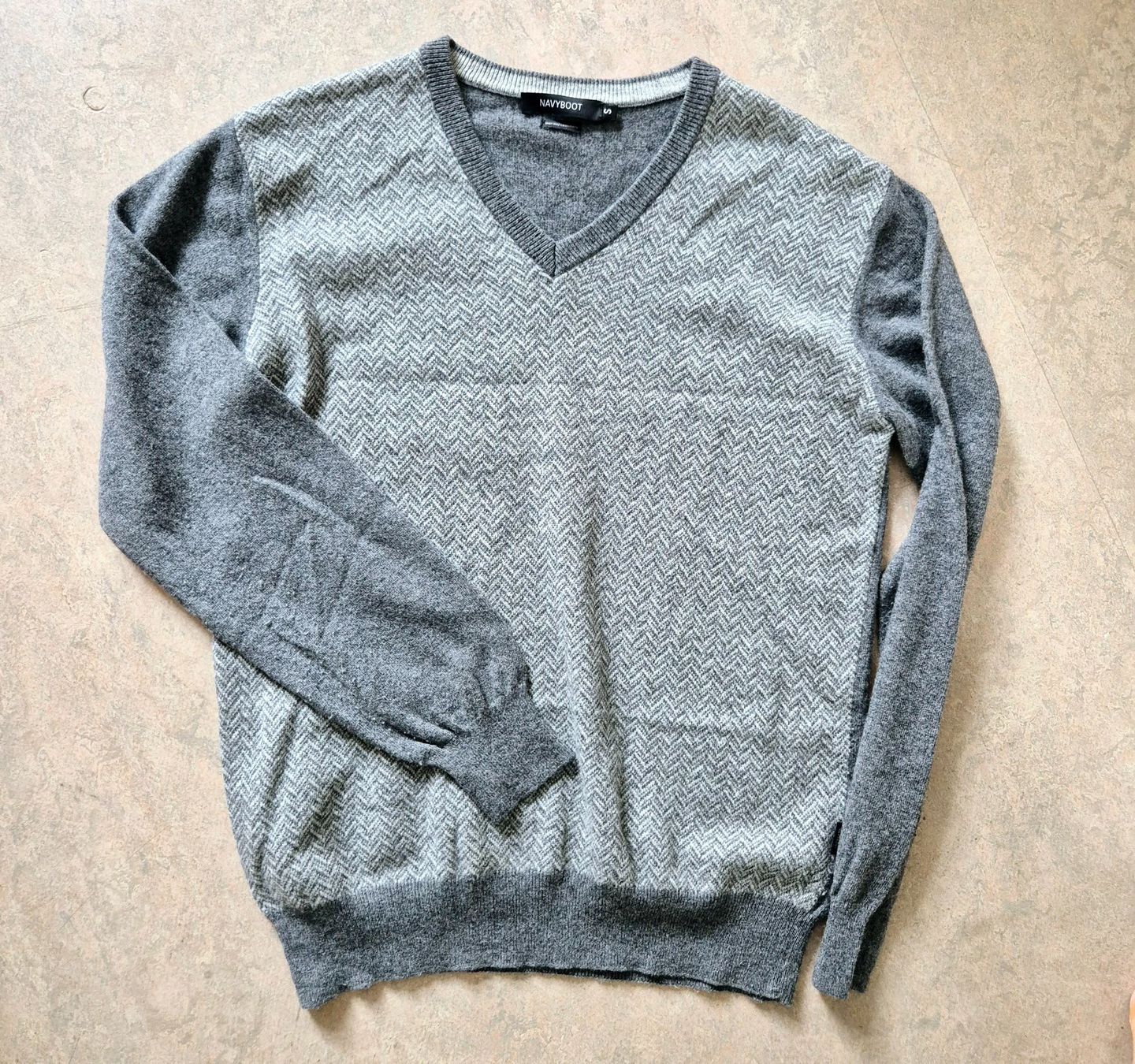 Navyboot Maglioni & Felpe: PULLOVER PULLI NAVYBOOT S MEN CASHMERE KASCHMIR WOLLE GRAU – Usato da Elsau venduto da the-colorful-side 3