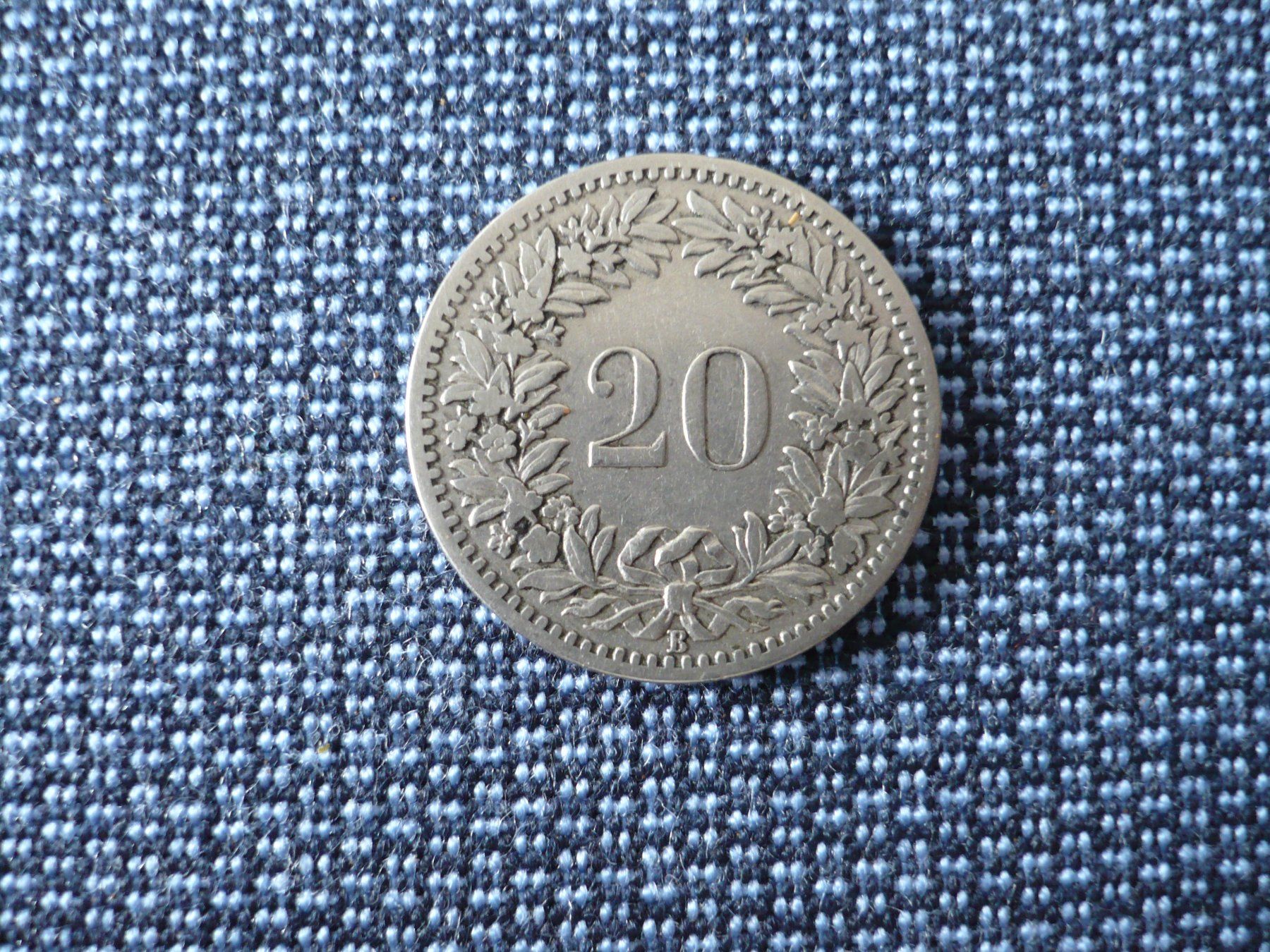 Tutti le monete: 20 Rappen 1885 – Usato da Winterthur venduto da kormorans 1