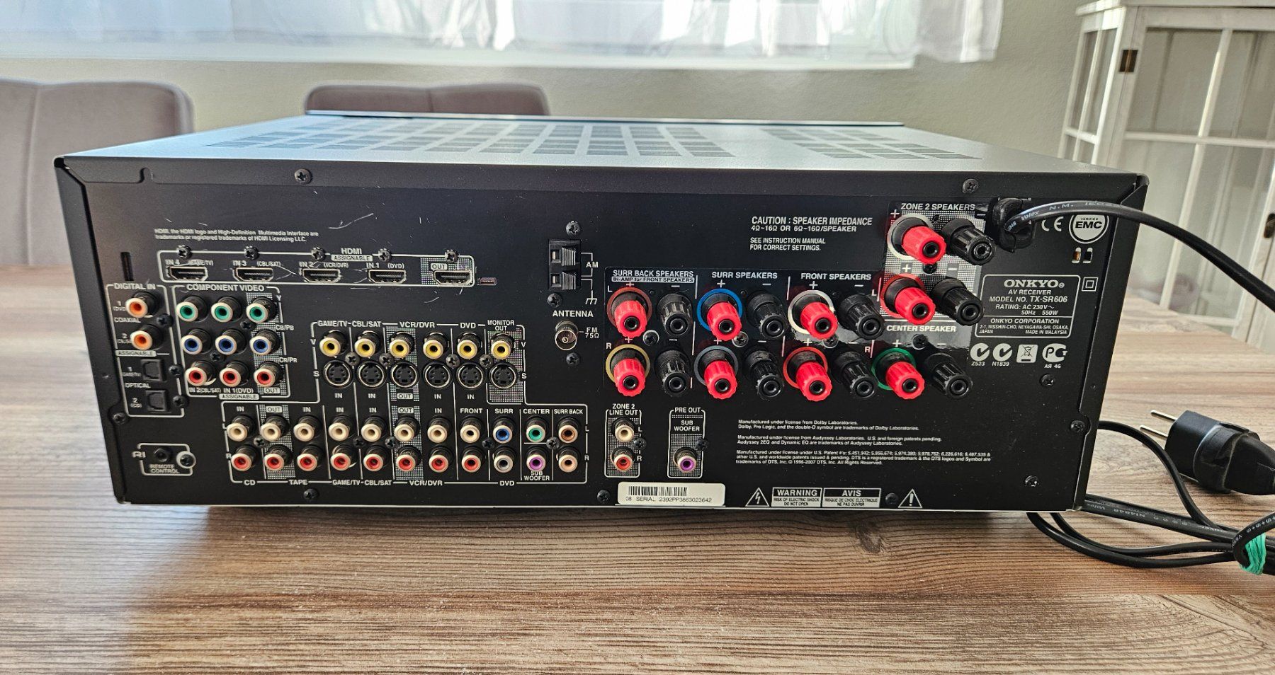 Onkyo Receiver: ONKYO AV Receiver - TX-SR606 ab Fr. 29.- – Gebraucht aus Kleindöttingen von Ballu33 1