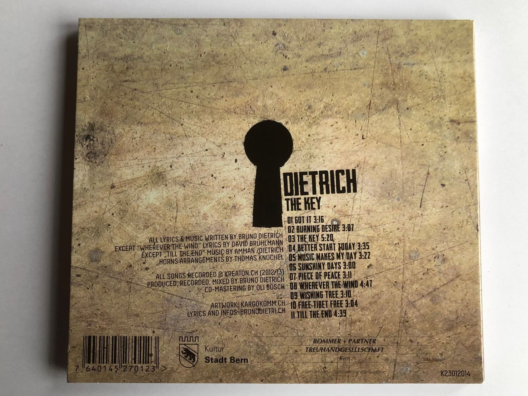 CDs: Dietrich - The Key – Gebraucht aus Oberried Brienz von Chyara 1