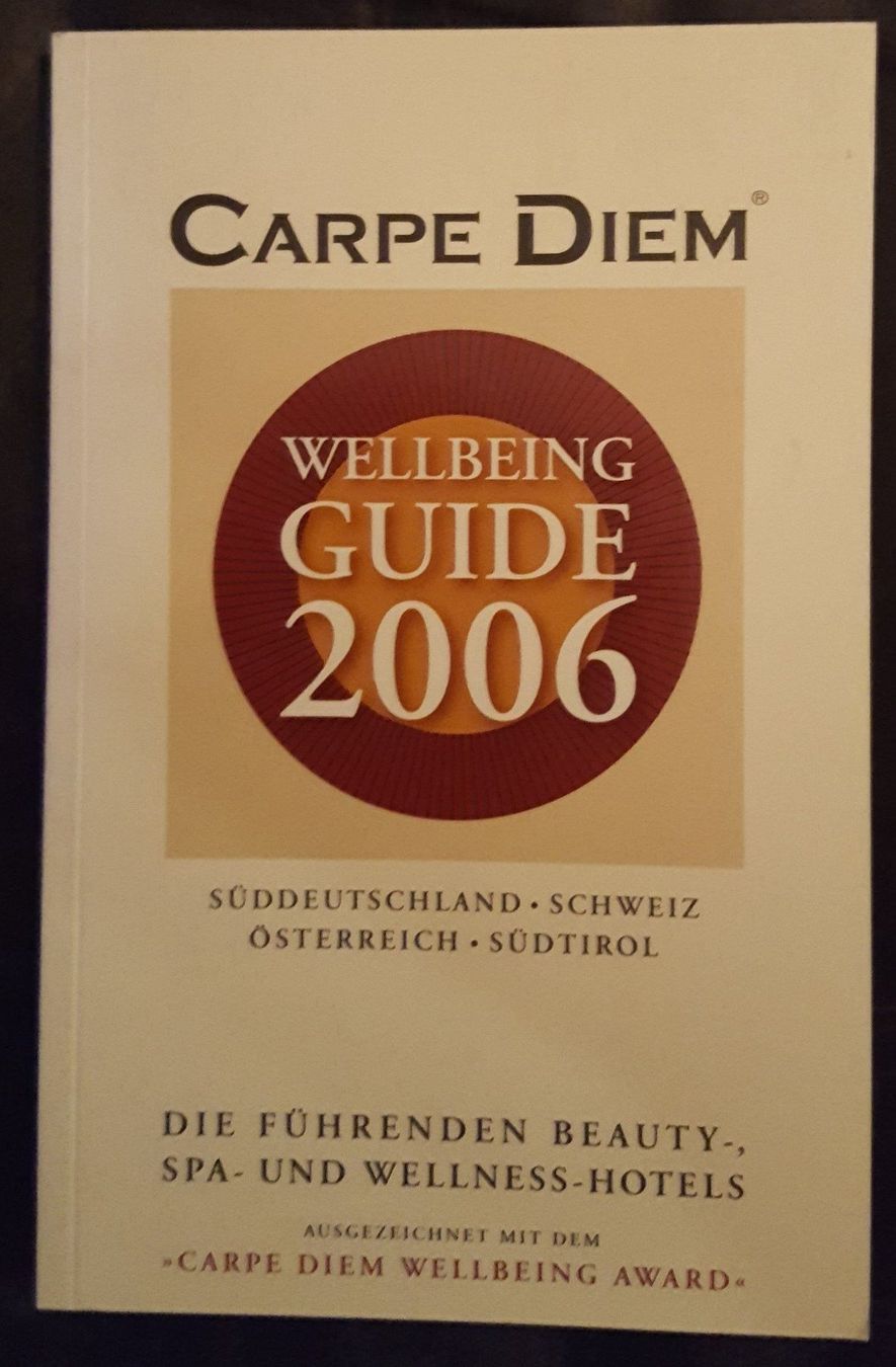 Libri: Wellbeing GUIDE 2006 CARPE DIEM – Usato da Melchnau venduto da Fishel
