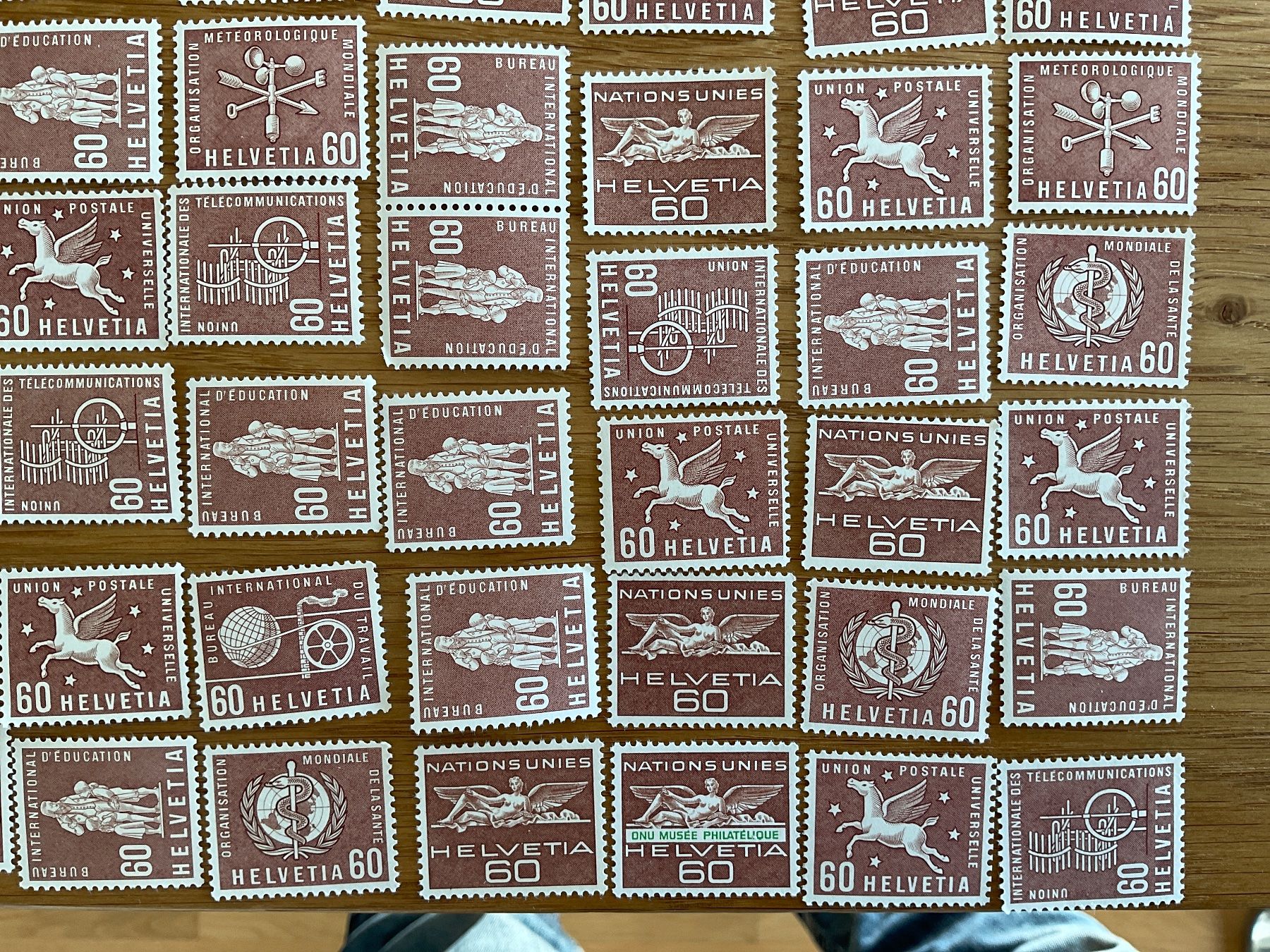 Tous les timbres: 60Fr Ämter Frankaturware ungestempelt postfrisch Sammlung – Neuf (Voir description) à Wil SG par Chefsugus 4