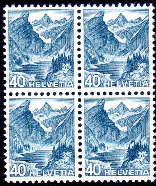 Tutti i francobolli: SEEALPSEE 4ERBLOCK ** POSTFRISCH ** UTRAMARIN - HE37 – Nuovo (secondo la descrizione) da Losone venduto da EM2019