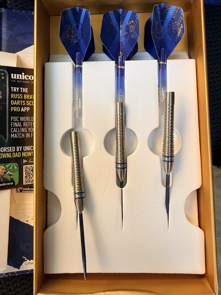 Freccette: Gary Anderson Phase 6 World Champion Edition 24g – Usato da Basel venduto da Pajo69
