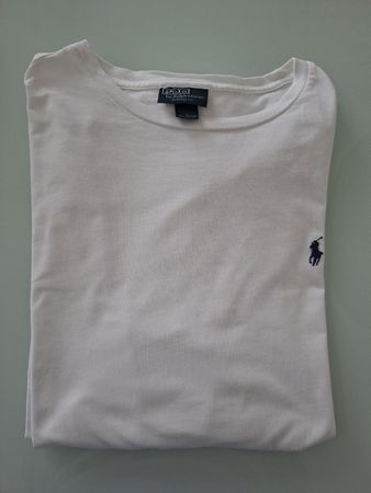 Polo Ralph Lauren Blanc, Taille L, manches longues👕👌