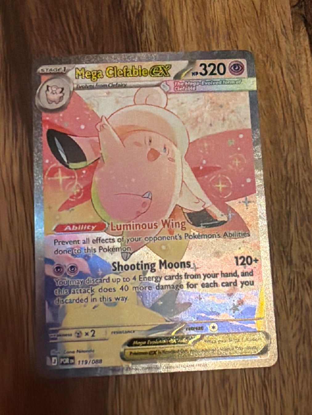 Pokémon Carte collezionabili: Pokemon Mega Clefable – Usato da Wettingen venduto da Airjordan