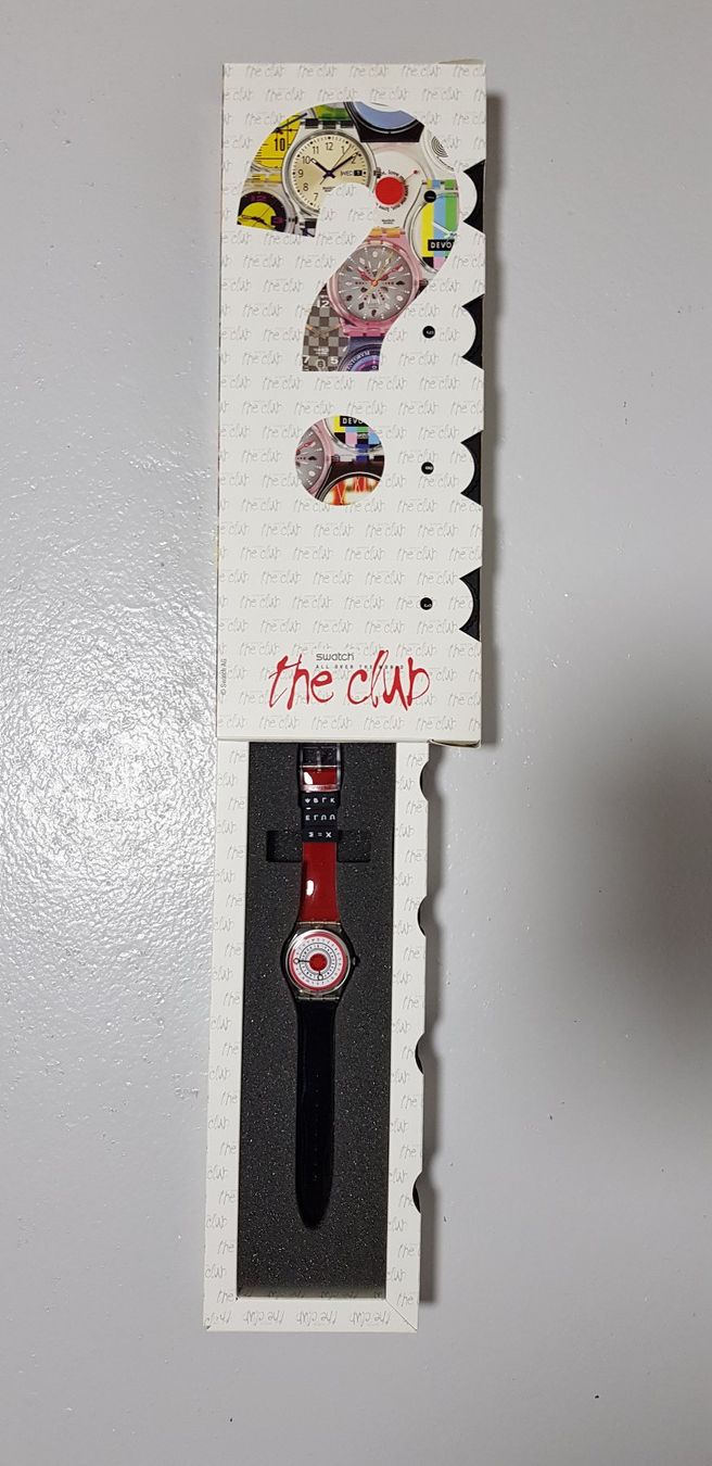 Swatch Orologi: Uhr Swatch Club STANDARDS 1997 - GK720 - FIND THE CODE – Nuovo e nell'imballaggio originale da Bremblens venduto da Storetech